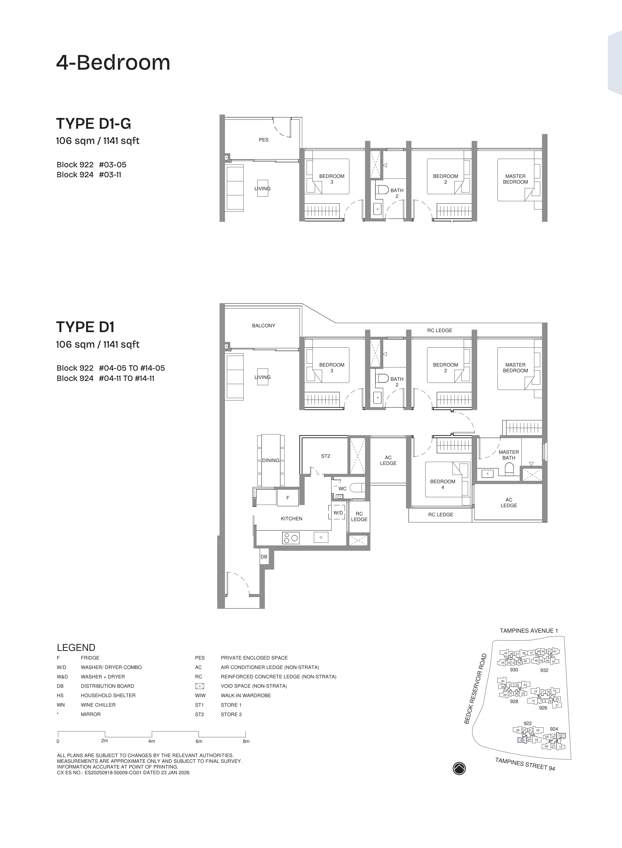 Type D1 Floor Plan