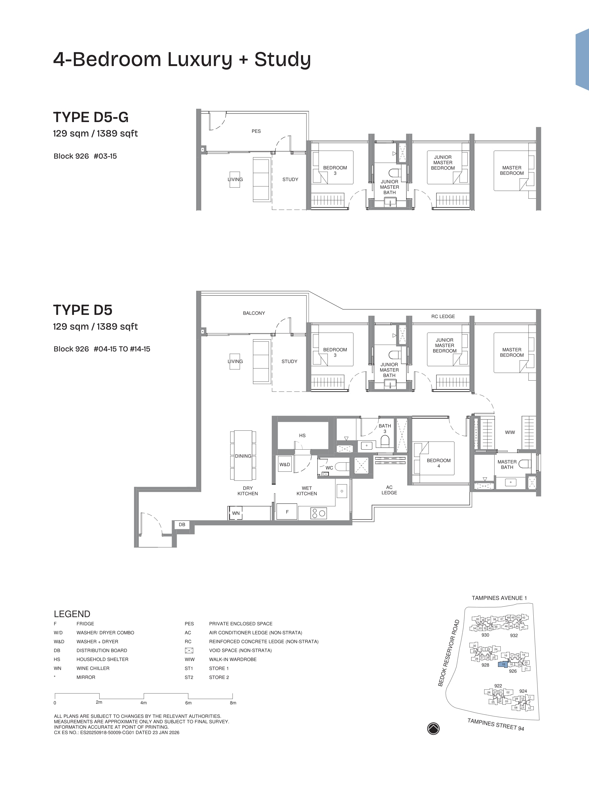 Type D5 Floor Plan
